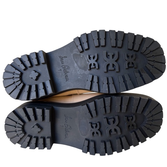 Sam Edelman Women's Laguna Chelsea Waterproof Boot Shoes Sesame Leather 7 NWT - Picture 8 of 9